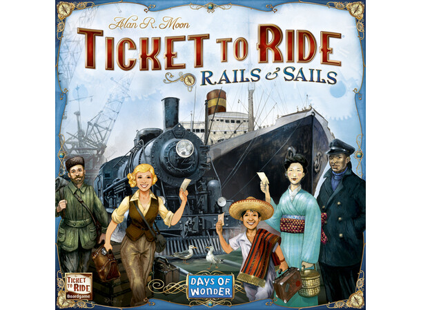 Ticket to Ride Rails & Sails Brädspel Frittstående spel 